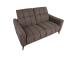 Diivan CATHY 2-kohaline elektriline recliner 162x100xH100cm, helepruun