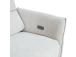 Diivan MIAMI 3-kohaline elektriline recliner 199x92xH99cm, helebeež