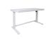 Reguleeritav laud ERGO 1-mootoriga 120x60xH72-121cm, valge