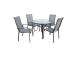 Aiamööblikomplekt EVERET laud ja 4 tooli