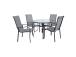 Aiamööblikomplekt EVERET laud ja 4 tooli
