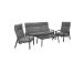 Aiamööblikomplekt CASPER laud, diivan ja 2 tooli