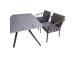 Aiamööblikomplekt KAHLA laud, diivan ja 2 tooli