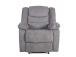 Tugitool CYRUS recliner, hall, 99x95xH102cm, polüesterkangas, puit, vineer, metall