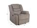 Tugitool CYRUS elektriline recliner 99x95xH102cm, hall