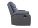 Diivan REX 2-kohaline manuaalne recliner 133x81xH103cm, tumehall