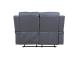 Diivan REX 2-kohaline manuaalne recliner 133x81xH103cm, tumehall