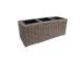 Lillekast WICKER 48x18xH18cm, tumepruun