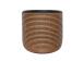 Lillepott WICKER D35xH36cm, pruun