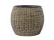 Lillepott WICKER D48xH40cm, helepruun