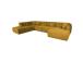 Nurgadiivan FORTE U-kujuline VN 374x242/162xH76cm, pruunikaskollane