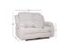 Diivan FELICIA 2-kohaline elektriline recliner 150x96xH100cm, loodusvalge