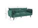 Diivanvoodi NOELLA 3-kohaline 212x82xH88cm, roheline