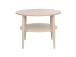Diivanilaud LESTER 60x60xH45cm, hele puit/beež