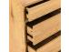 Kummut SACHA 50x40xH109cm, tammedekooriga melamiin