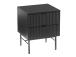 Öökapp SEQUENCE 2-sahtliga 45x40xH55cm, must