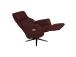 Tugitool DAMIANO elektriline recliner 72x84xH116cm, tumepunane nahk