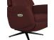 Tugitool DAMIANO elektriline recliner 72x84xH116cm, tumepunane nahk