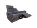 Diivan BOWERS 2-kohaline elektriline recliner 135x98xH109cm, sinakashall