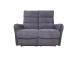 Diivan BOWERS 2-kohaline elektriline recliner 135x98xH109cm, sinakashall