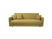 Diivanvoodi VISBY 200x88xH93cm, kollane