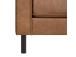 Tugitool LUCAS pruun, 94x90xH79cm