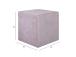 Tumba LYN roosa, 45x45xH45cm