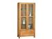 Vitriinkapp CHICAGO NEW 2-klaasuksega ja 2-sahtliga, 91x40xH190cm, puit: tammespoon/MDF, värvus: naturaalne, õlitatud