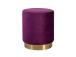 Tumba LA PERLA, D35xH42cm, kattematerjal: samet kangas, värv: lilla