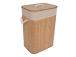 Pesukast MAX BAMBOO 40x30xH57cm, kaanega, bambusest