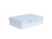 Box ELSA 37x27x11cm, with a lid kuld/hõbe, white
