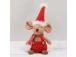 Dekoratsioon FUN OLIVER H39cm, jõuluhiir, punane