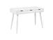Kirjutuslaud NEPTUN 110x50xH77cm, valge, melamiinplaat, metall