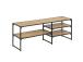 TV-laud SEAFORD 120x33xH46cm, 3 riiuliga, metsik tamm