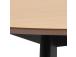 Söögilaud ROXBY D105xH76cm, tamm/must