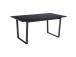 Söögilaud AMBLE 160x90xH74cm, must, melamiin, metall