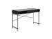 Kirjutuslaud ANGUS 110x50xH75cm, must, melamiin, metall