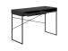Kirjutuslaud SEAFORD 110x45xH75cm, must, MDF, metall