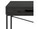 Kirjutuslaud SEAFORD 110x45xH75cm, must, MDF, metall