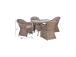 Aiamööblikomplekt TOSCANA laud ja 4 tooli