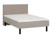 Kušett LANDE 140x200cm, peatsiotsaga, beež, 7-tsooniline pocket-vedrustus