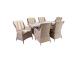 Aiamööblikomplekt EDEN laud ja 6 tooli
