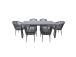 Aiamööblikomplekt CARVES laud ja 6 tooli 21177