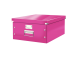 Pappkast kaanega Leitz Click & Store (L) 369x200x482mm roosa
