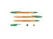 Pastapliiats korgiga ERICH KRAUSE R-301 Orange Stick 0,7mm roheline