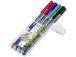 Permanentne marker STAEDTLER Lumocolor 313 S 0,4mm 4 värvi komplekt