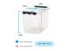 Plastkast kaanega SMARTSTORE Classic 3,5L 4 koos 4-kohalise sisujaotusega, 38 x 14 x 11 cm