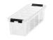 Plastkast kaanega SMARTSTORE Classic 3,5L 4 koos 4-kohalise sisujaotusega, 38 x 14 x 11 cm
