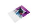 Plastmapp A4 kummiga LEITZ WOW lilla