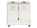 Prügikast 90L x 2 sorteerimisjaam SORTER 90W2